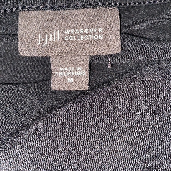 J Jill Wearever collection black dress size medium - Picture 4 of 6